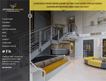 Tablet Screenshot of jeffersonsquareapartments.com